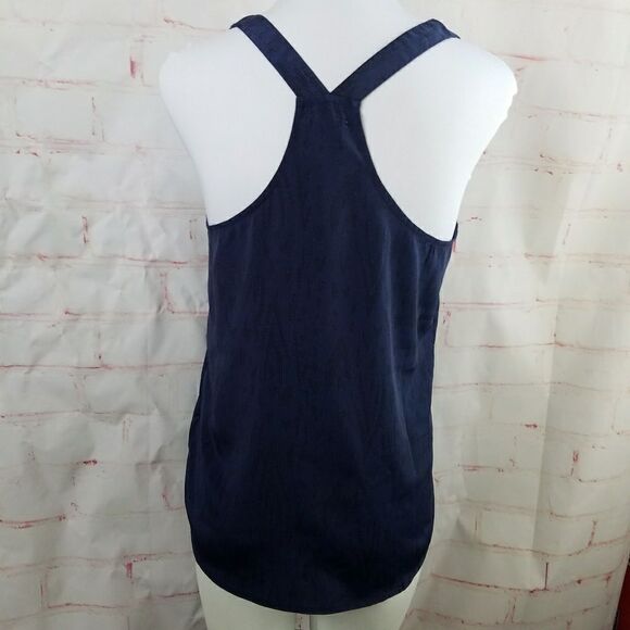 3/$25 Ecote blue tank sequins bronze detail medium - Picture 4 of 7